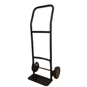 Black mini trolley with solid tires Small trolleys   Heavy-duty trolleys   solid wheel  hand truck