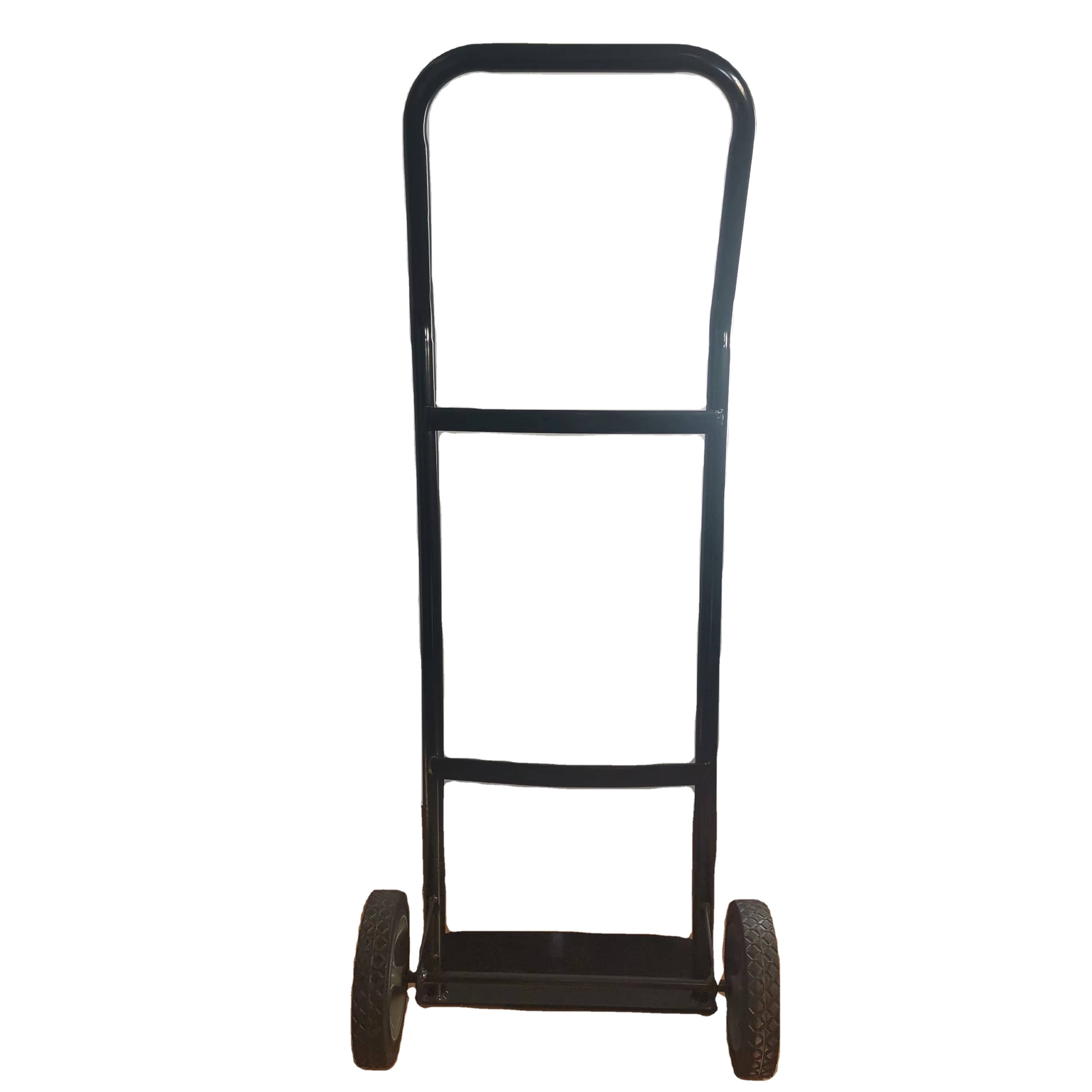 Black mini trolley with solid tires Small trolleys   Heavy-duty trolleys   solid wheel  hand truck