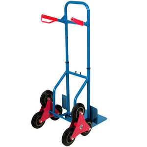 Warehouse heavy duty trolley with stair climber six wheels stair climbing trolley HT1313