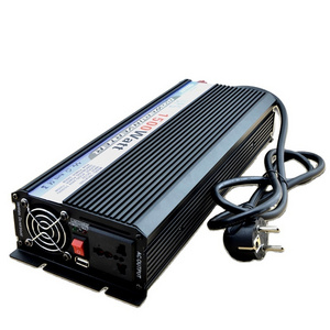 1500 Watt 2000w Power modified Inverter with Battery Charger and Transfer Switch