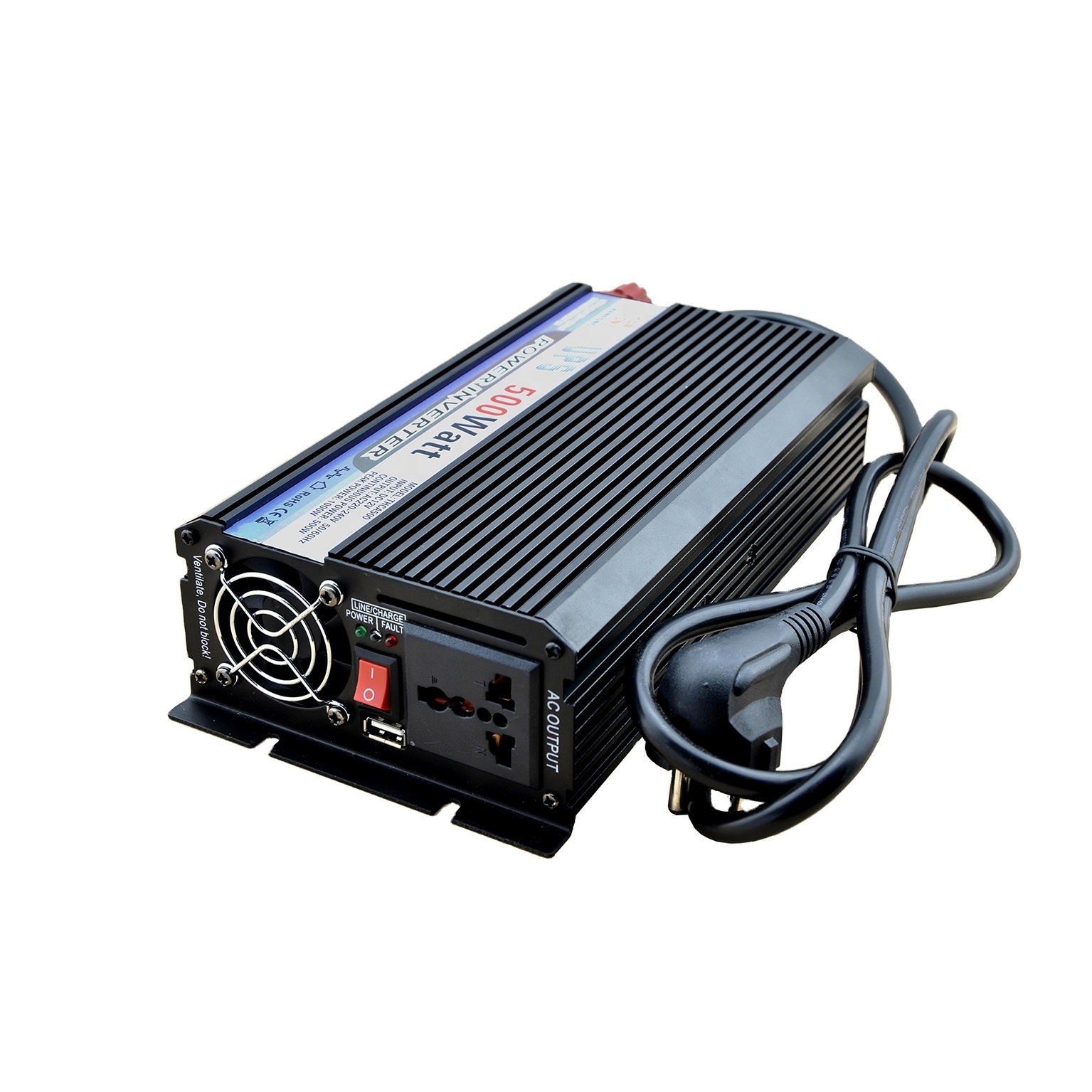 500w solar power automatic charger rechargeable inverter for battery