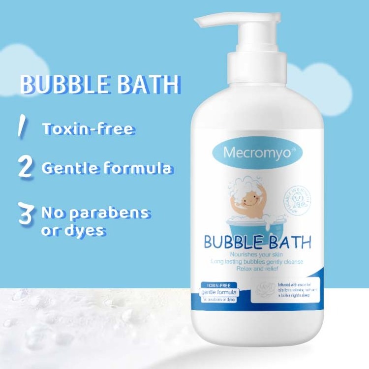 OEM/ODM Private Label Organic Based Bubble Bath Liquid Baby Baby's Bubble Bath