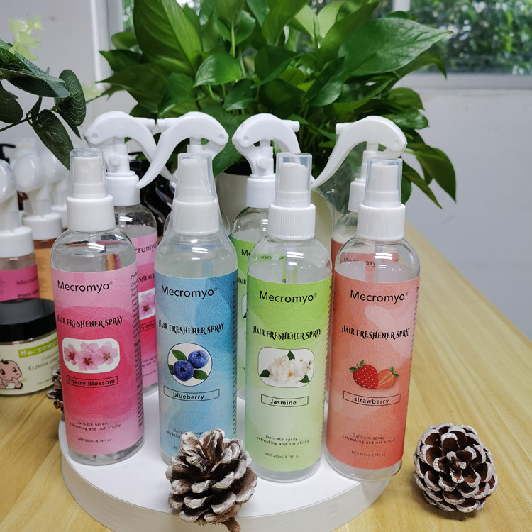 OEM/ODM Private Label 250ML Blueberry  Fragrance Long Lasting Prfume Hair Oils Mist Hair Perfume