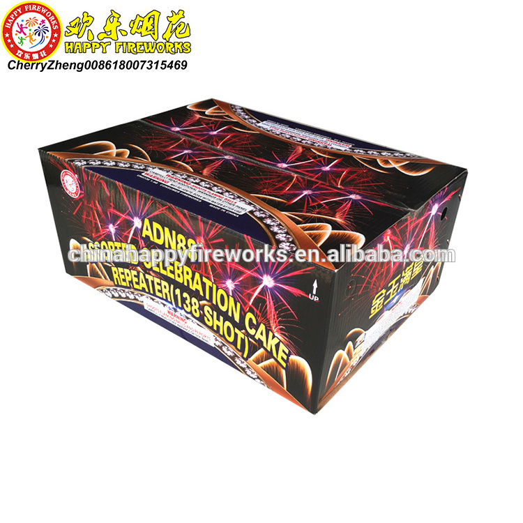 factory wholesale  assorted 228shots big salute cake fireworks for wedding party  fogos artificiais vatromet pompa feje