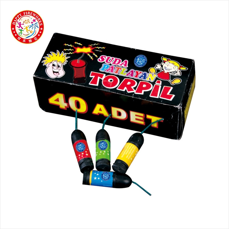 Good price Feza Consumer Plastik Novelties Small Thunder Plastik Torpil Firecracker Fireworks Plastic Tube cracker