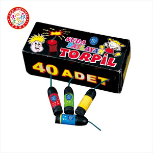 Good price Feza Consumer Plastik Novelties Small Thunder Plastik Torpil Firecracker Fireworks Plastic Tube cracker