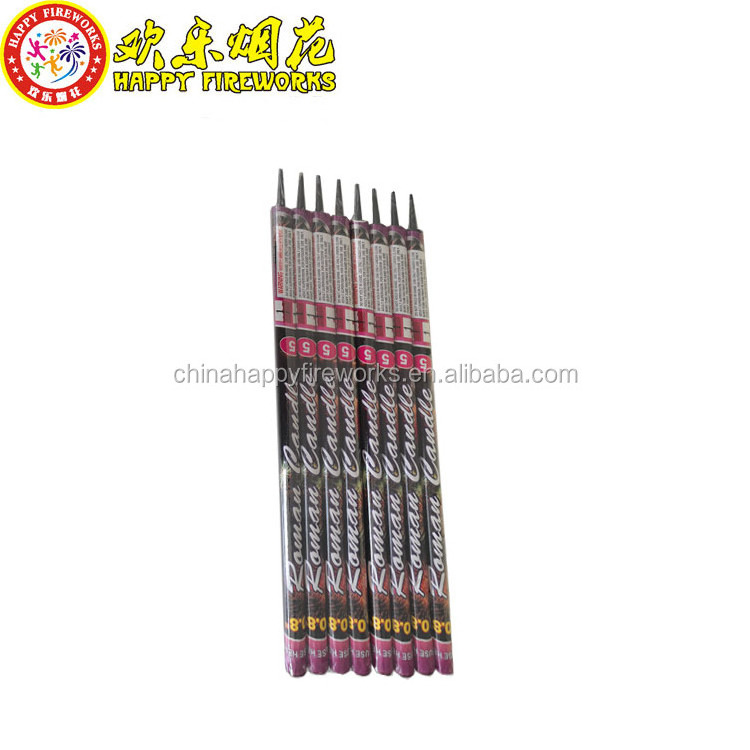 wholesale factory price high quality Festival occasion 0.8inch 5shots roman candle consumer fireworks