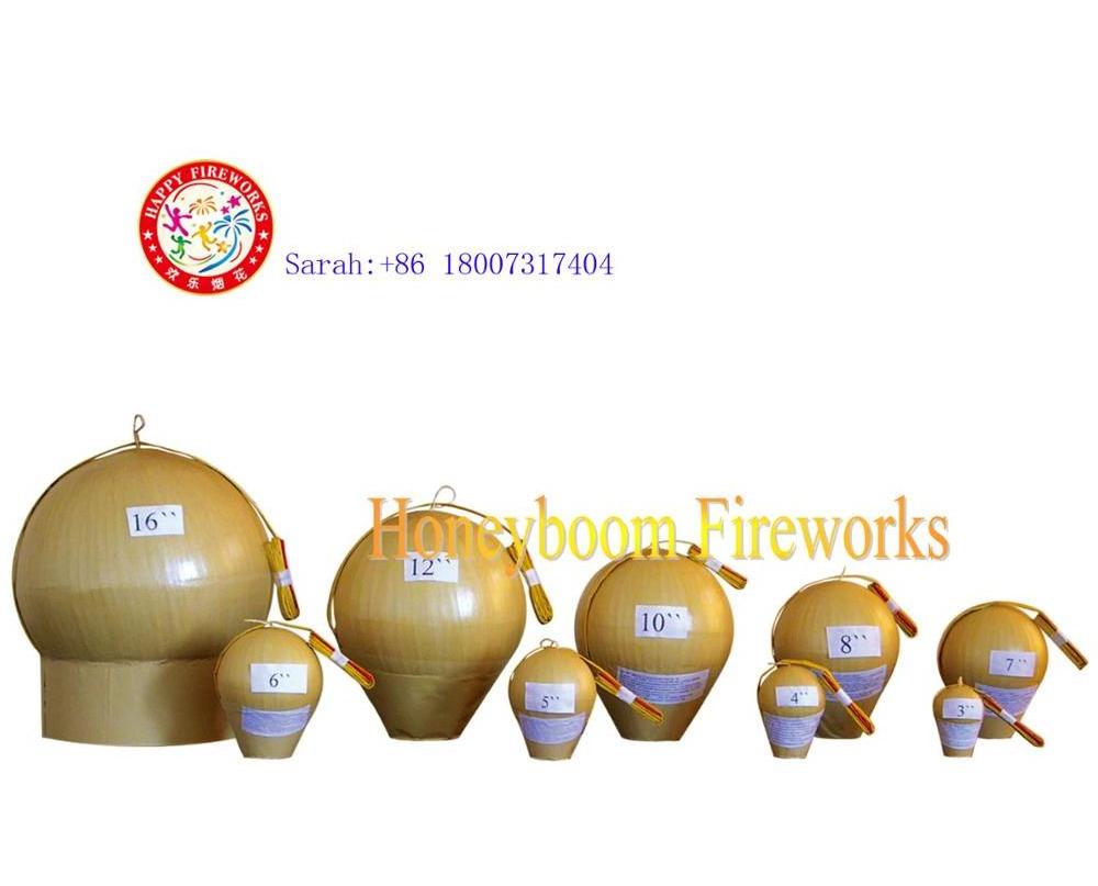 Hot sale wholesale 1.3G un0335  professional fireworks pyrotechnic 2.3.4.5.6 inch display shell firework