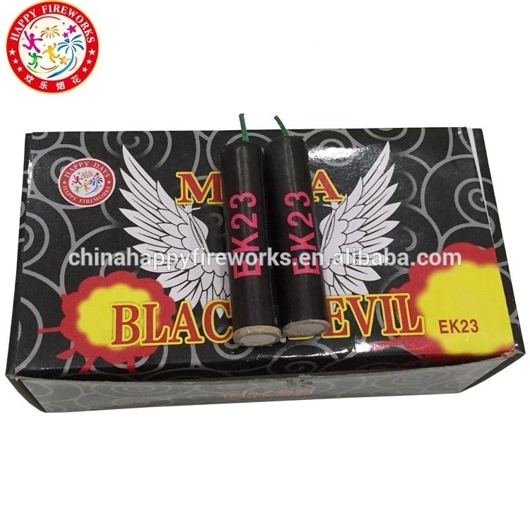 Wedding outdoor occasation big sound  good price wholesale mega black devil cracker Chinese super banger firecrackers fireworks