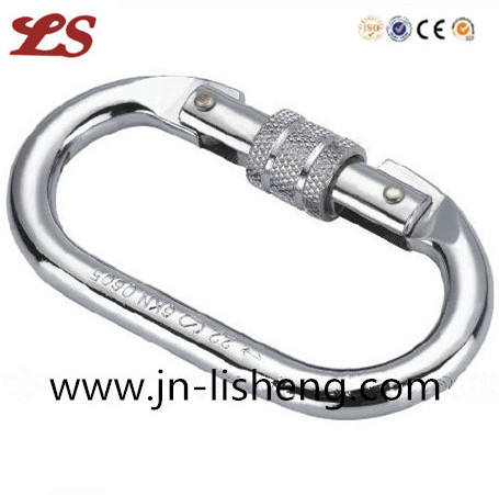 Quick Release Black Carabiner Metal Safety Carabiner Spring Swivel Stainless Steel 304 Snap Hooks