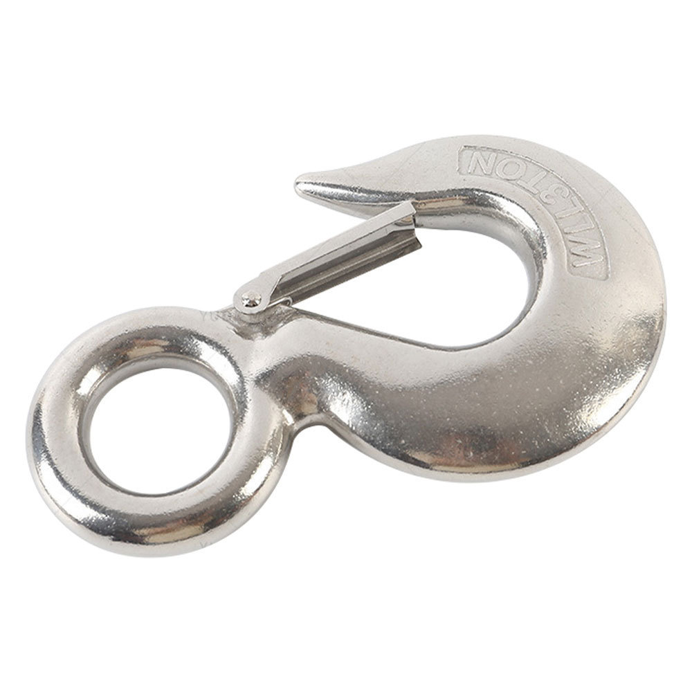 1.5 ton Stainless Steel Heavy Duty Crane Hook with Safety Latch