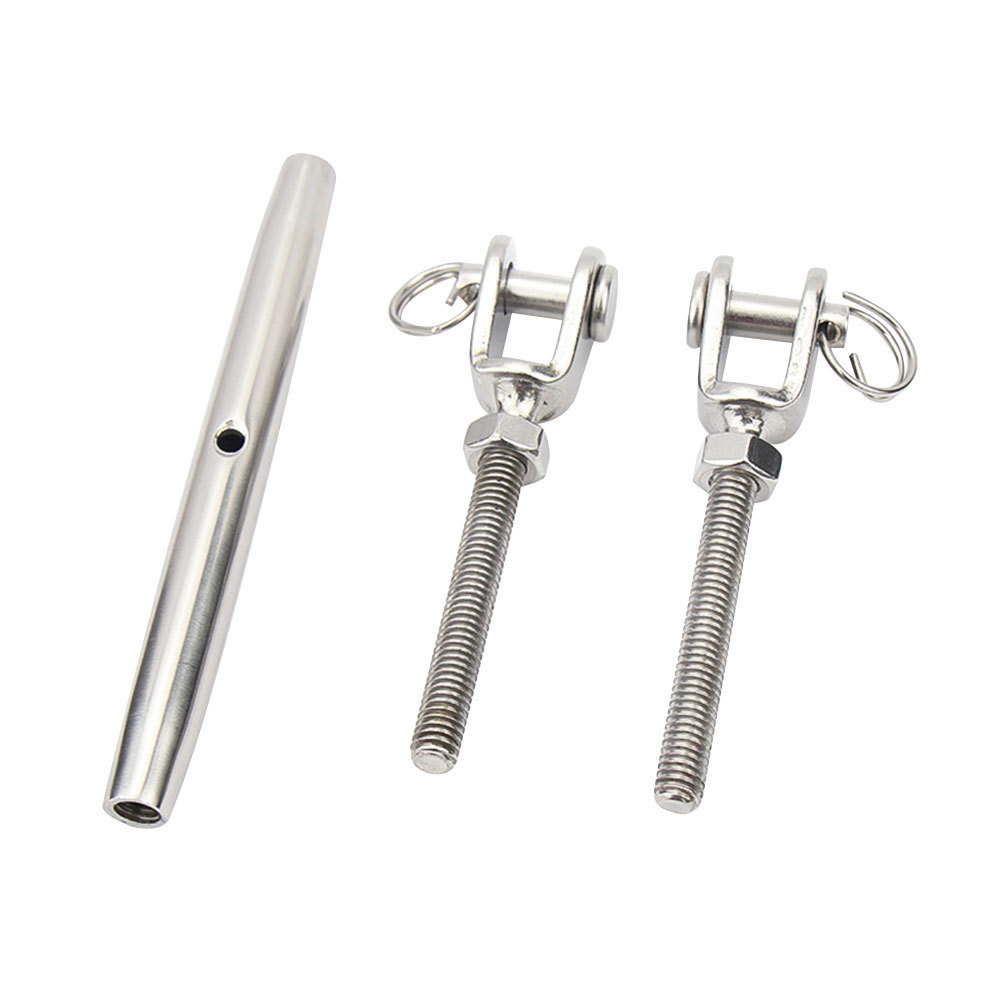 High Polished SUS304 316 Stainless Steel Jaw and Jaw Screw Closed Body Turnbuckle