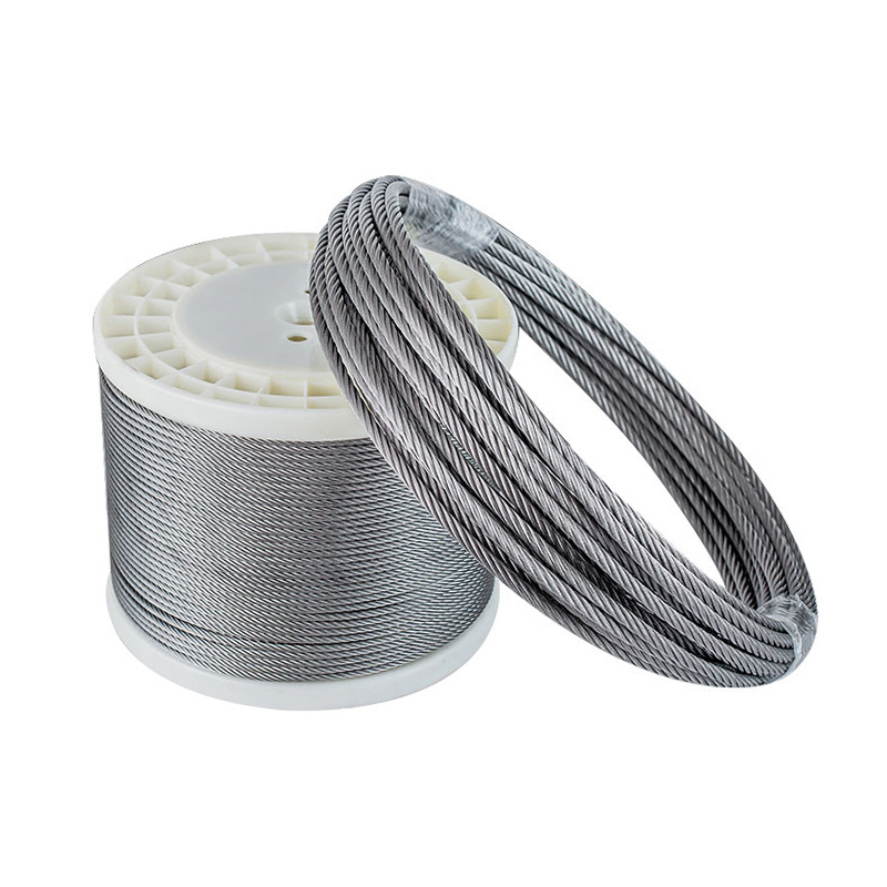 Elevator Hoist Wire Steel Rope 6x19+FC Galvanized Steel Wire Rope