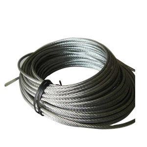 China manufacturer 6*19 Galvanized steel 12mm Wire rope