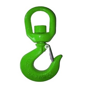 Hardware Rigging Supplier G80 Safety Latch Swivel Crane Hook