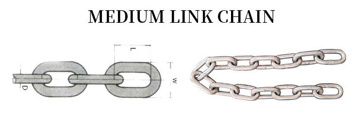 Electro Galvanized G30 Carbon Steel Link Chain Safety Chain