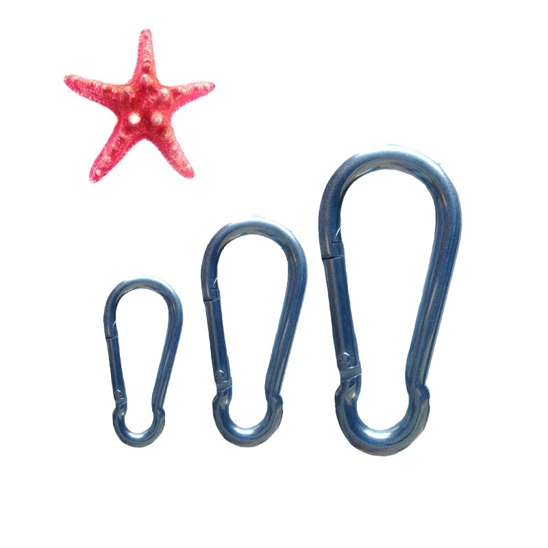 DIN5299C  Bolts Metal Hooks and Eyes Spring Carabiner Hook Stainless Steel