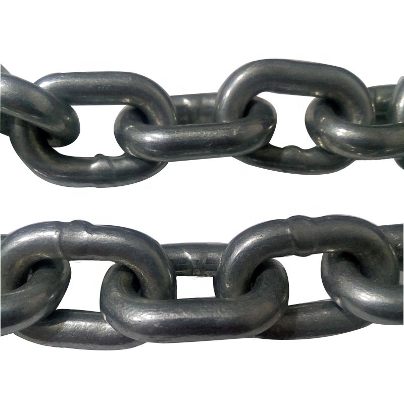 Ordinary mild steel link chain DIN EN818-2 Grade 80 Iron Duty Industrial Chain short link chain