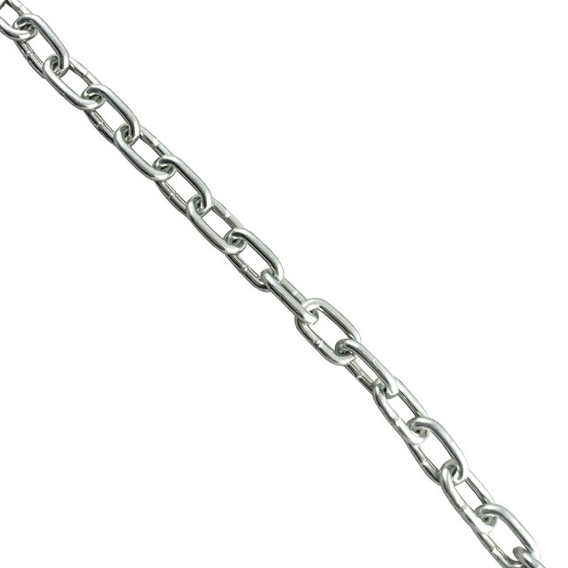 Electro Galvanized G30 Carbon Steel Link Chain Safety Chain