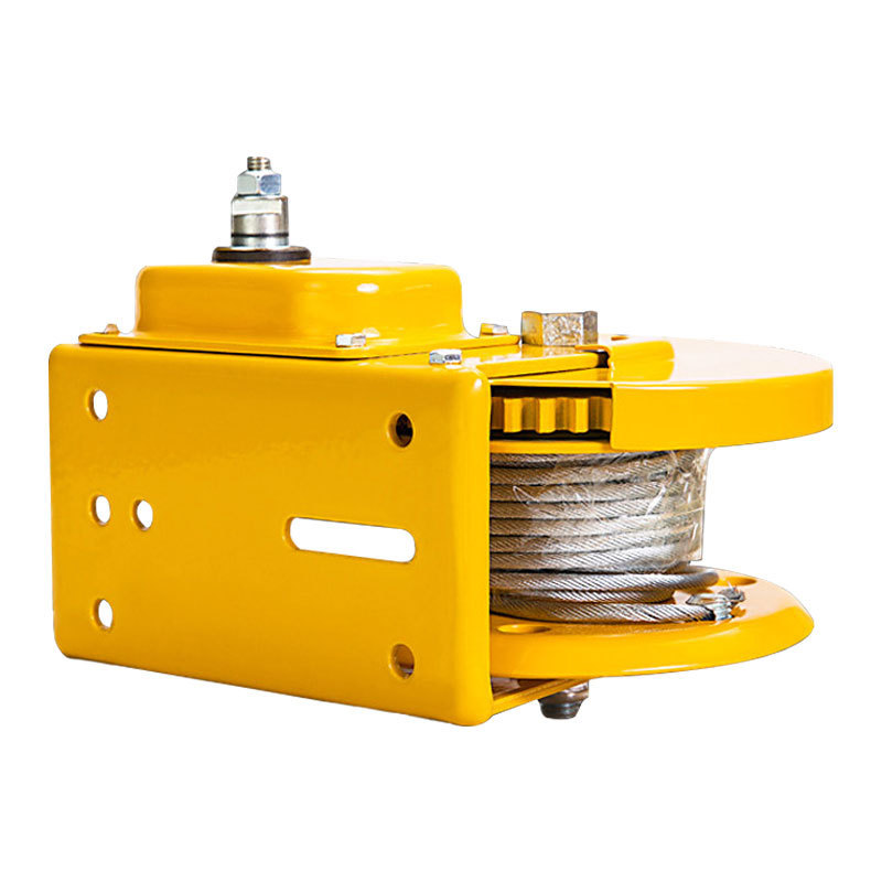 Self Locking Worm Gear Winch Yellow Hand Pulling Winch