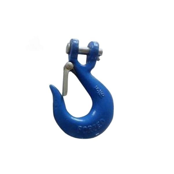 Eye Sling Industrial Hooks Forged Steel G80 Eye Bolts Clevis Grab Forklift Hoist Clips Lifting Hook