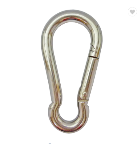 DIN5299C  Bolts Metal Hooks and Eyes Spring Carabiner Hook Stainless Steel