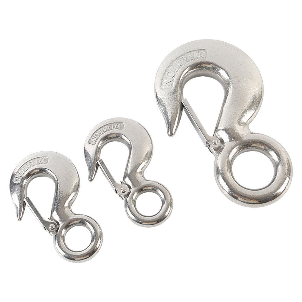 S320 Type Stainless Steel Eye Slip Hook With Safety Latch