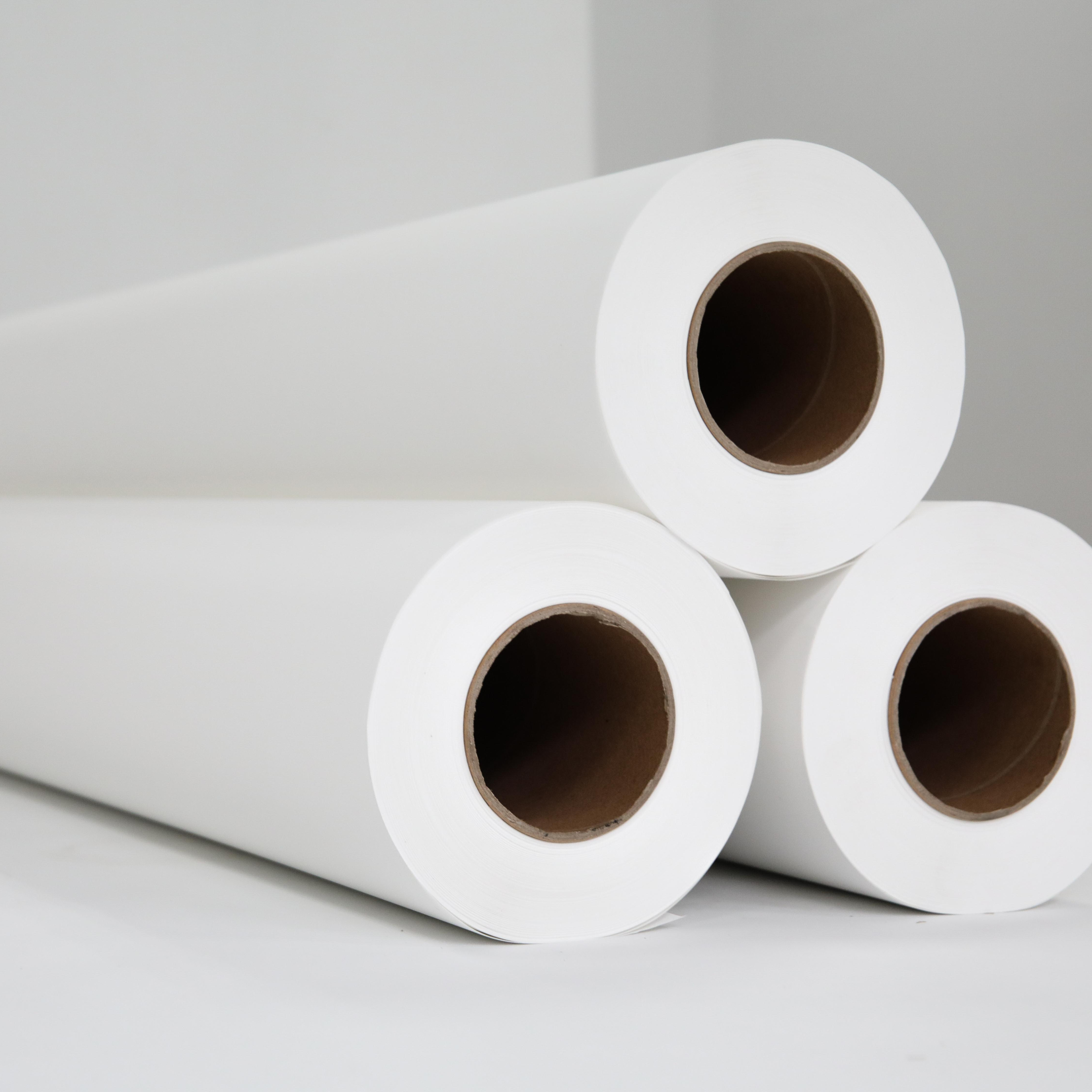 Factory supply high quality sublimation paper roll 100gsm 90gsm 80gsm 70gsm 60gsm 50gsm 43gsm 35gsm