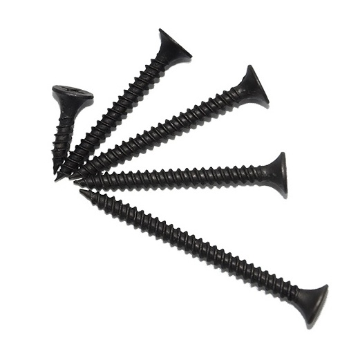 Black/gray phosphated bugle head gypsum board screw fine thread tornillos drywall screw for drywall