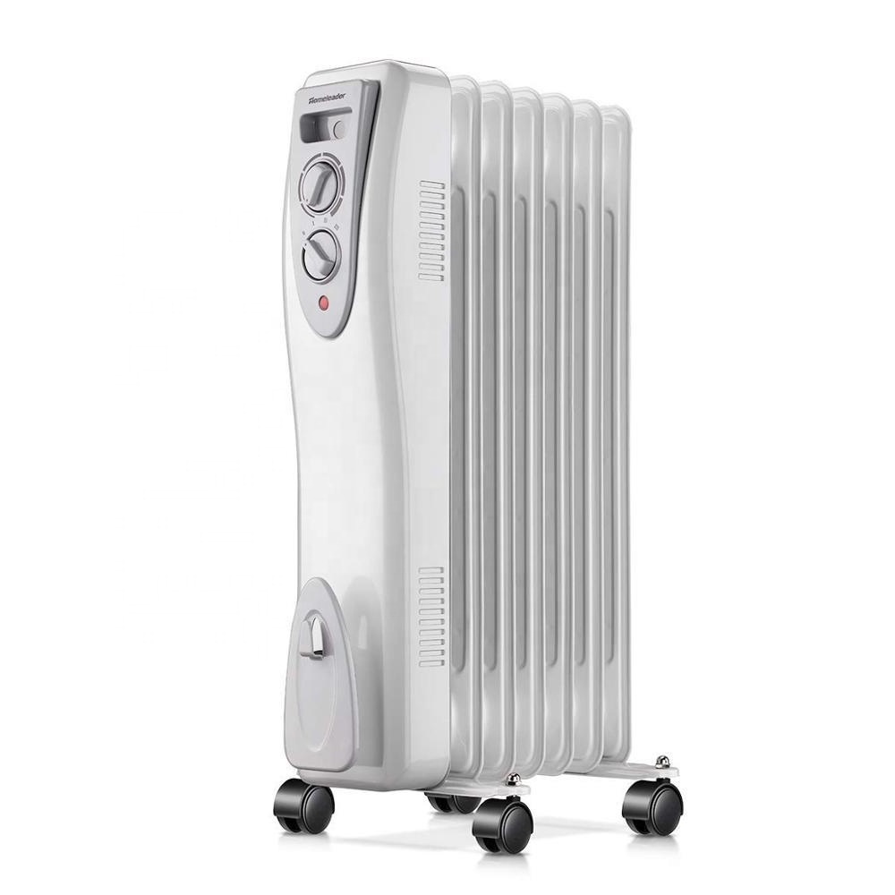 DF-150P3-7 220V-240V/1500W Room Electric Thermal Oil Free Filled Radiator Heater Bathroom Heater Floor Standing Heating Wire