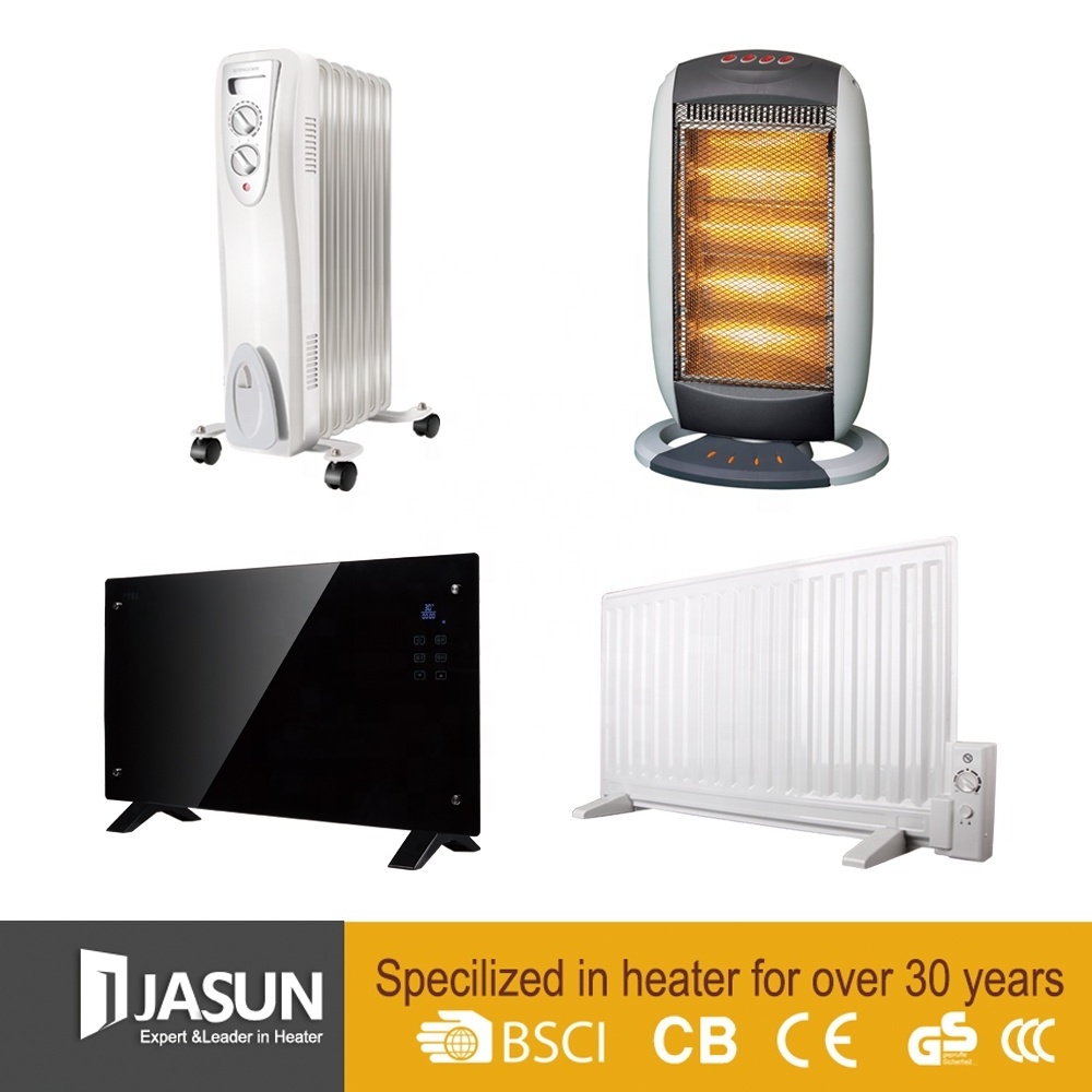 2000W bedroom mobile electric oil filled radiator oil heater