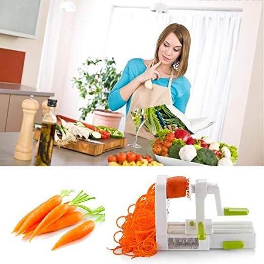 JASUN K73-002 Vegetable Slicer Manual Food Chopper4 Cup Handheld Food Processor Food Blender