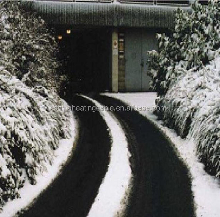 Driveway heating snow melt heating cable snow melting mats