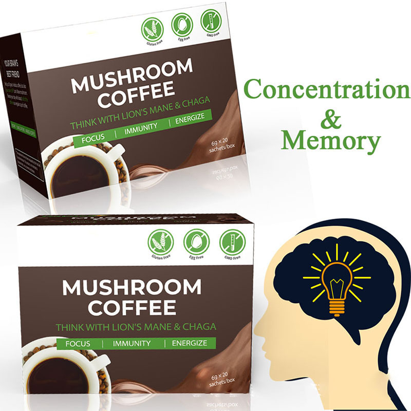 organic mushroom coffee bulk organic weight loss oem private label organic mushroom coffee powder