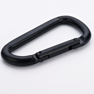 Factory direct sales hook hardware D-type spring hook flattening hammock hook yoga accessories