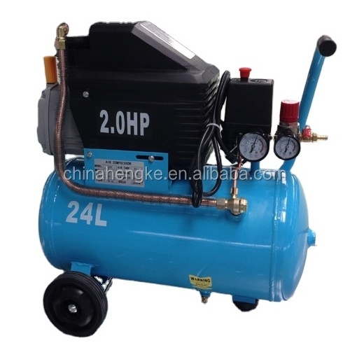 Hot Sale 2HP 24L 50L Small Portable Piston Air Compressor