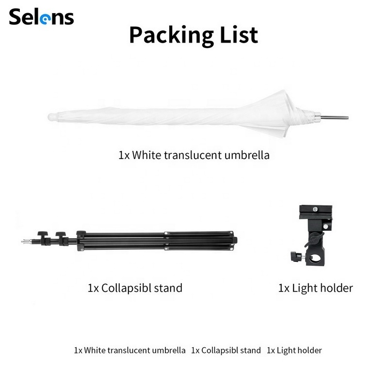 Selens Photo Umbrella Kit 33