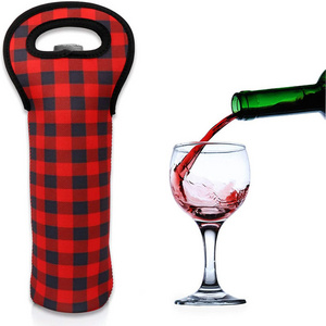 Beverage and Wine Bottle Impermeable Portable Cooling and Thermal Insulation Diving Material Neoprene Wine Bottle Cooler