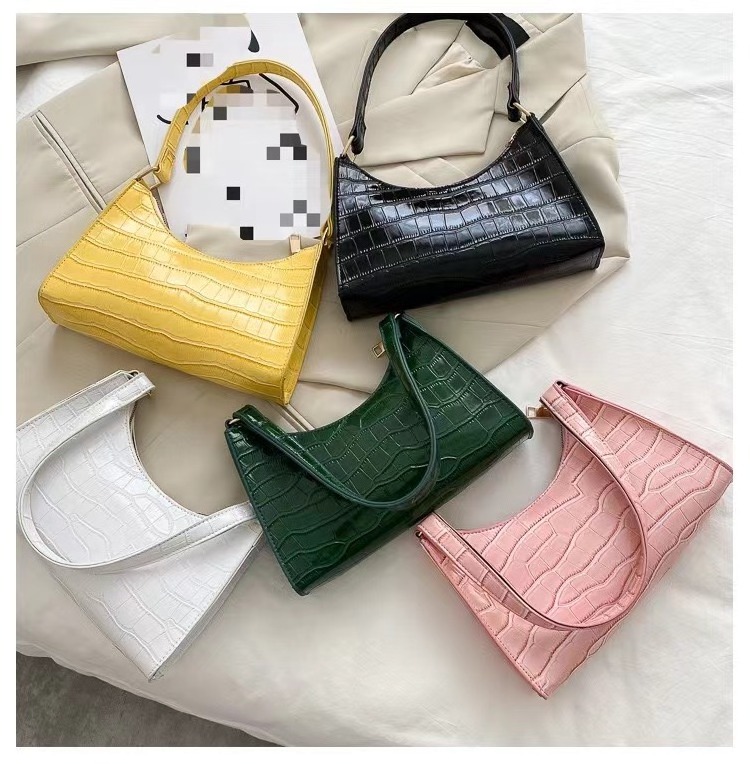 New Style Fashion Women's Totes Bags Retro Casual Women Shoulder Bags Female Leather Solid Color Chain Handbags