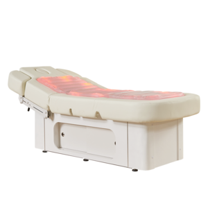 Electric Thermal Massage Table Thai Spa Dry Water Jet Bed with LED Light Facial Beauty Salon Furniture 4 Motors