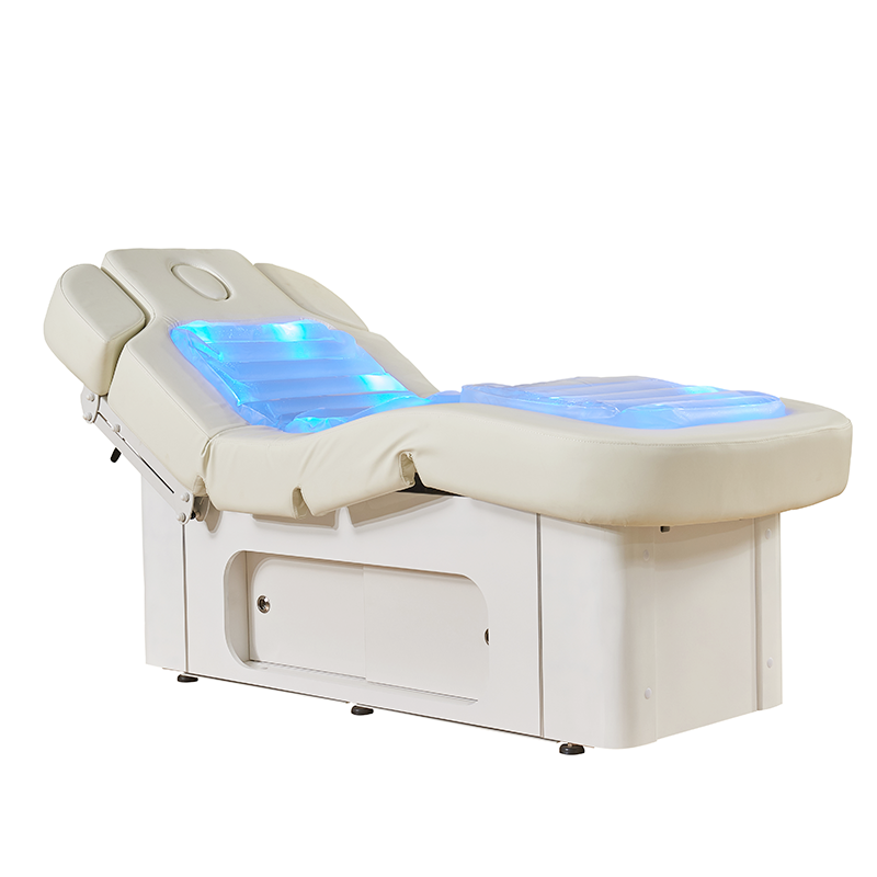 Electric Thermal Massage Table Thai Spa Dry Water Jet Bed with LED Light Facial Beauty Salon Furniture 4 Motors