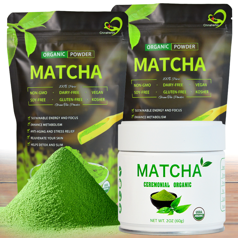 Chinaherbs Private Label Culinary Matcha Green Tea For Weight Loss And Metabolism Booster powder ceremonial japan macha tea