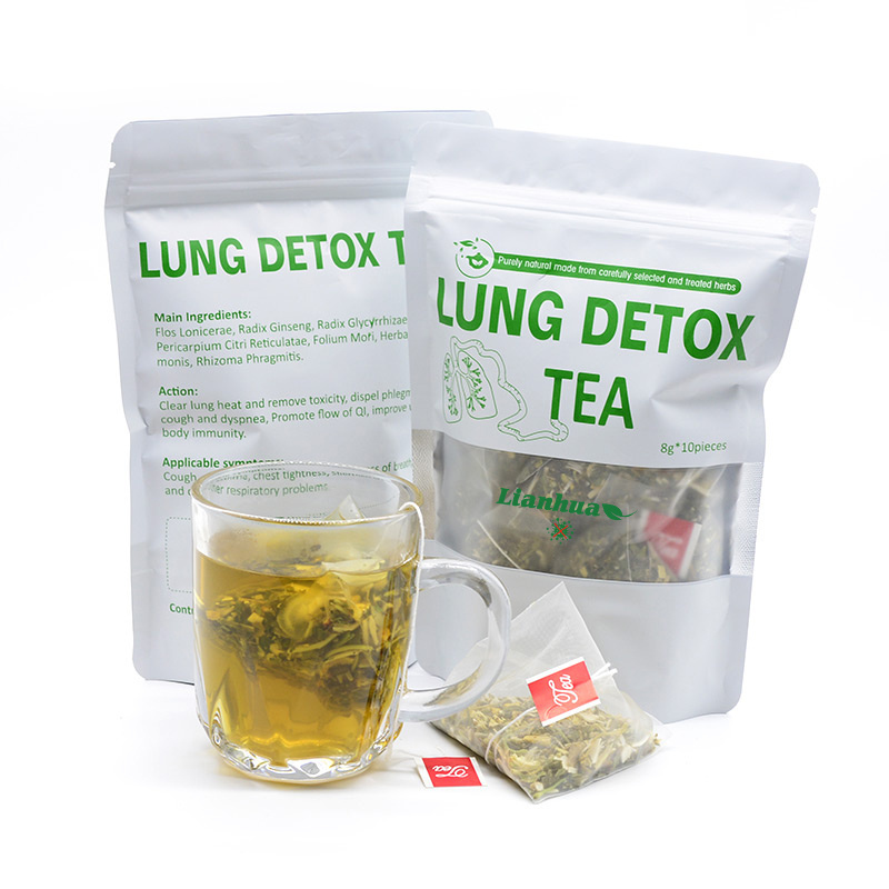 Organic standard herb health protection lung cleanser detox tea 100% natural herbal ingredients private label