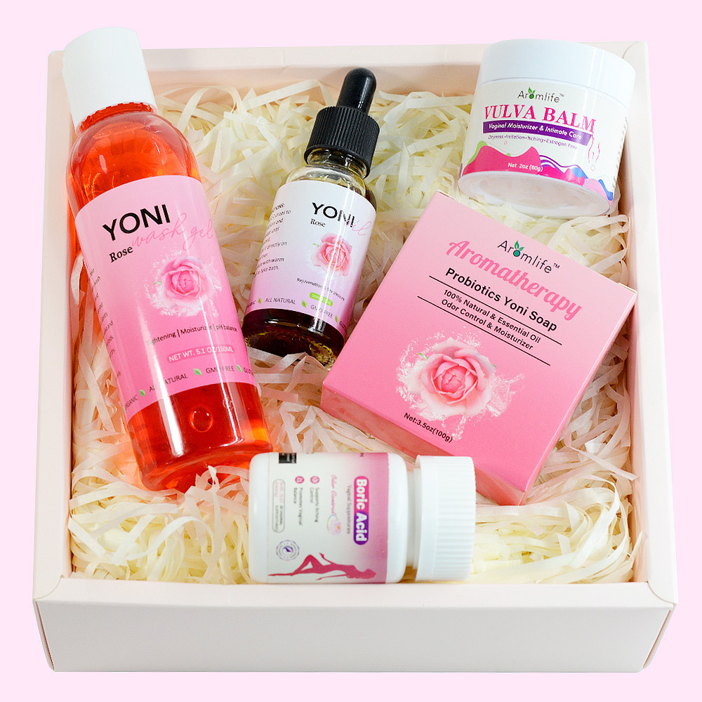 Aromlife New Product Natural Yoni products Care Kit vaginal soap Female gel wash Feminine Essential Oil Eliminating Dryness Odor set