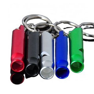 wholesale customize survival whistlesin bulk colorful dog plastic whistles hot sales Sports Colorful metal aluminum Whistle