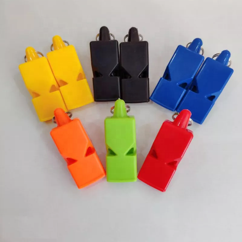 Plastic Whistle & Lanyard School Soccer Sport cheerleading Whistle