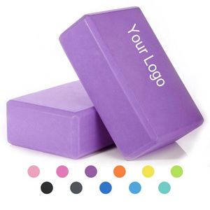 Premium EVA Foam Blocks Lightweight Yoga Bricks OEM Your Logo Eco Friendly Yoga Brick