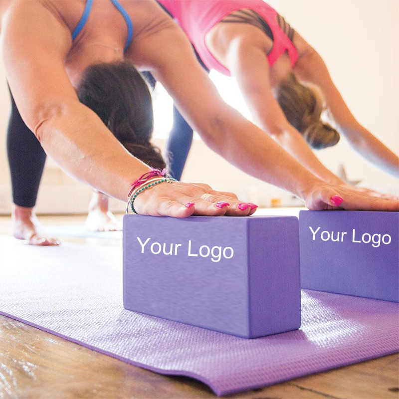 Premium EVA Foam Blocks Lightweight Yoga Bricks OEM Your Logo Eco Friendly Yoga Brick