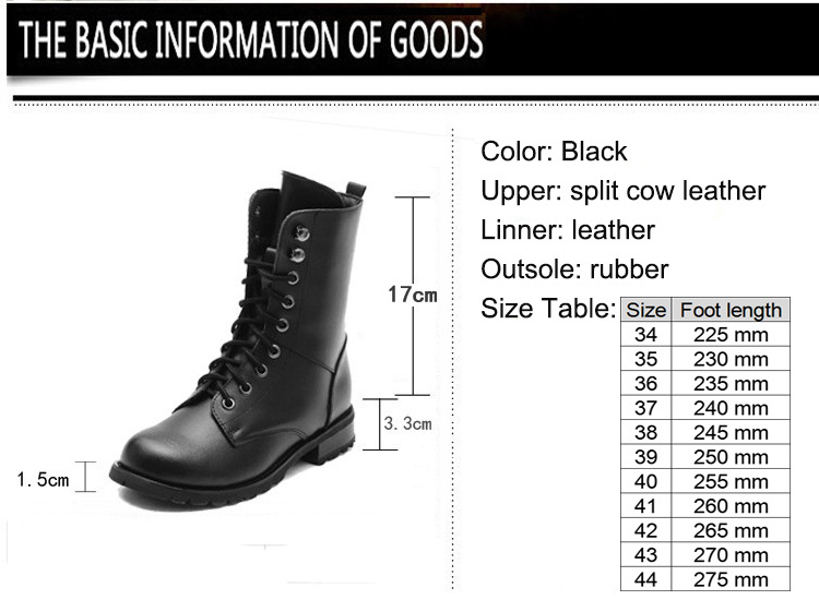 Hot weather combat boots / leather safety boots men sale