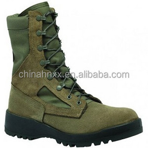 Leather Boots Olive Men's Hot Weather Combat Green EVA Men OEM GENUINE Leather Midi Rubber Half Boot